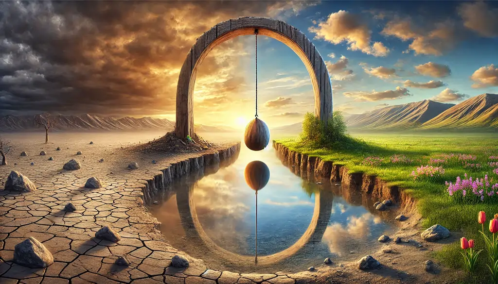 pendulum metaphor for spiritual growth overcoming trials with God's promises biblical lessons from life’s ups and downs