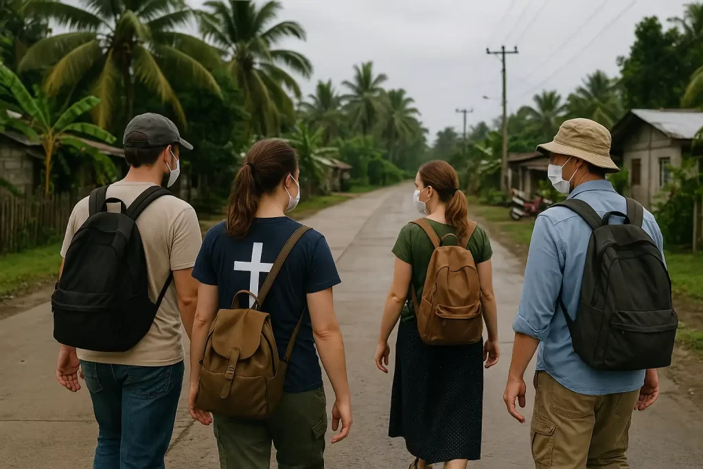 Up to date risk report for Christian mission teams in the Philippines covering security, health, costs, laws, disasters, travel tips, and ministry guidance. Philippines travel safety; Philippines mission trip safety guide; how to prepare for missions in the Philippines. NACM Manual to Ministry. National Association of Christian Ministers